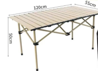 Beige Folding Long Table